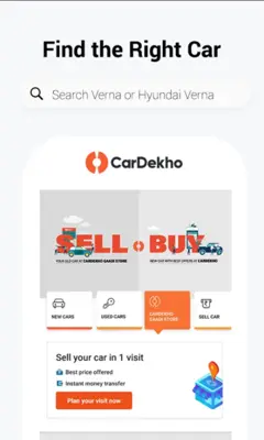 CarDekho android App screenshot 0